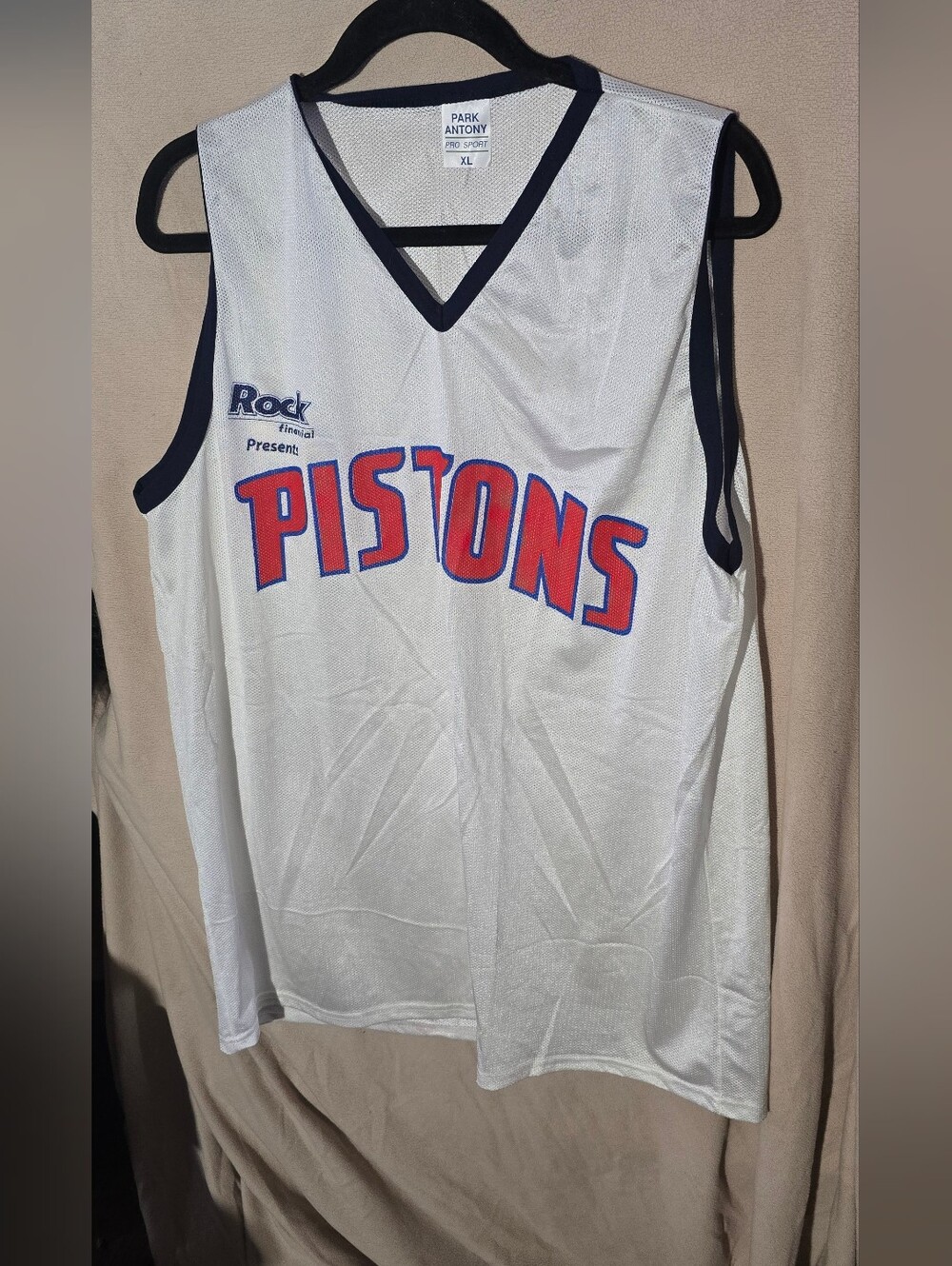 Detroit Pistons Jersey Blank Back